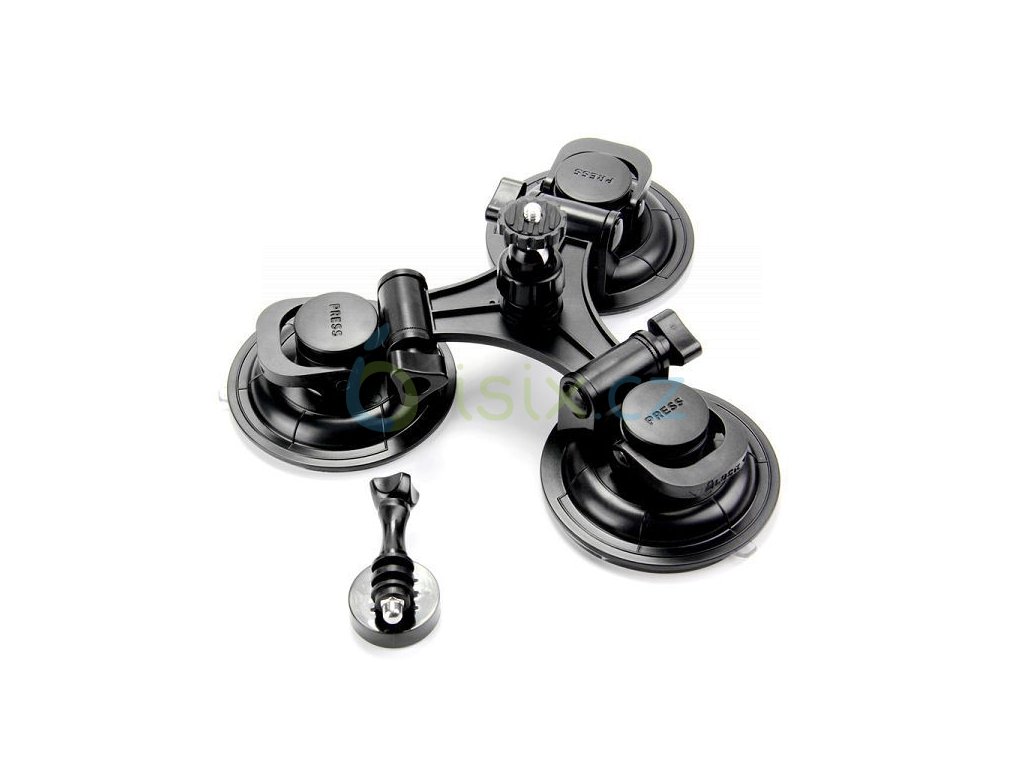 0240043 removable tri angle suction cup mount 9cm diameter 360 degree rotation head tripod mount screw for g