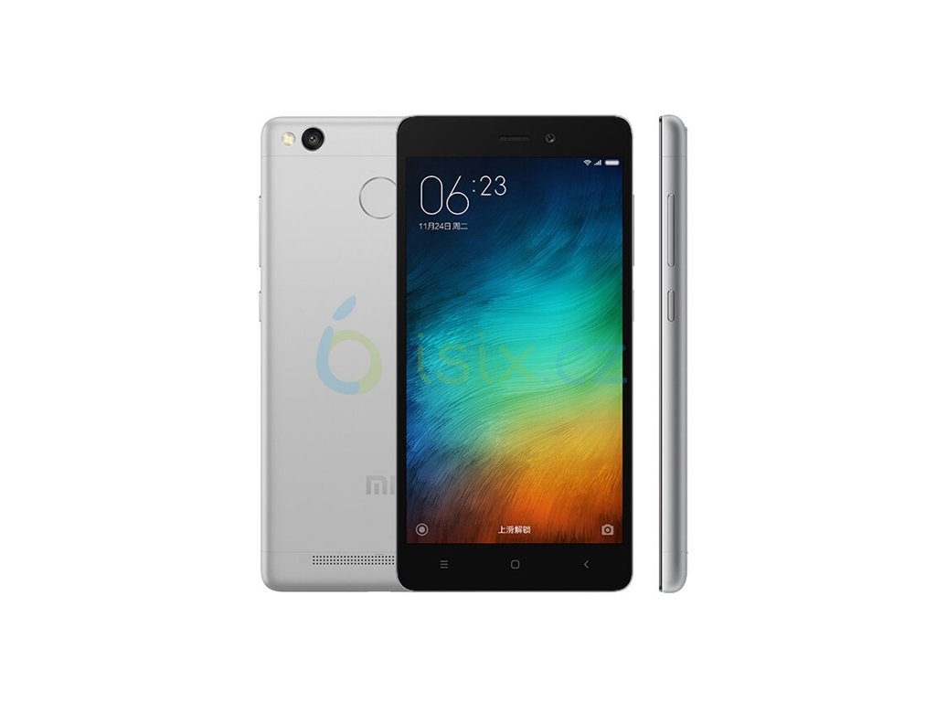 Xiaomi Redmi 3S Prime (3GB/32GB) - b20 Global s CZ LTE Černá - Podporuje CZ LTE na 800 Mhz! + 900 Mhz s CZ MENU + ZDARMA PRŮHLEDNÉ TPU POUZDRO