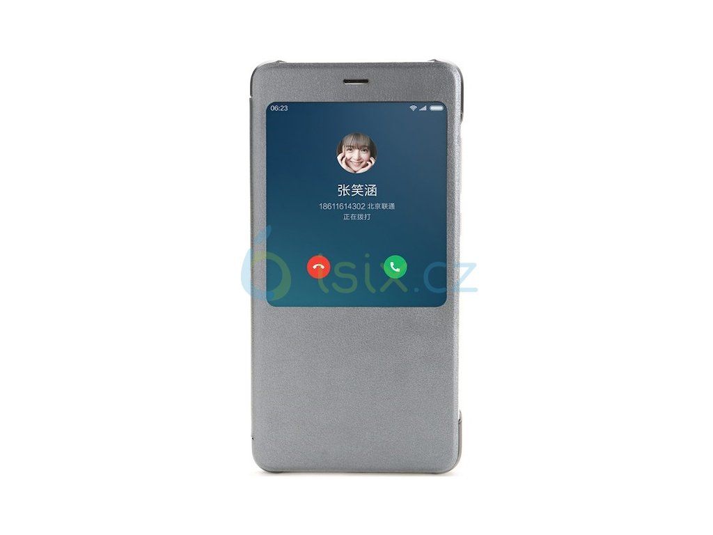 nye5436ty original s view pouzdro silver pro redmi note 4 eu blister 55961