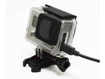 OCHRANNÝ OBAL s velkými tlačítky a otvorem na kabely NA MOTOCYKL pro Gitup Git2 a Gopro