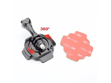 Camera Accessories Kit 360 Degree Rotating Helmet Mount 3M Adhesive Sticker for Gopro Hero 7 6