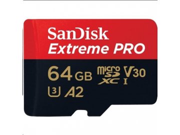 sdxc 64 gb 100 mb s class 10 uhs i v30 adapter pro akcni kamery
