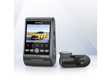 Gitup™ / VIOFO A229 PLUS 2CH GPS 2023  Možnost stažení CZ aplikace do telefonu vylepšená verze s tenčím kabelem k zadní kameře