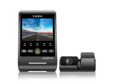 VIOFO A229 PRO Tele 2CH GPS 4K 4K přední + 2K kamera s teleobjektivem, CZ menu, CZ aplikace