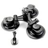 0240043 removable tri angle suction cup mount 9cm diameter 360 degree rotation head tripod mount screw for g