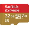 SANDISK Micro SD card SDHC 32GB Extreme A1 UHS-I V30 60 MB/s bez adaptéru