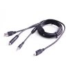 mini usb 35mm external microphone and charging cable for gitup git2git2p