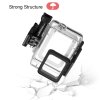 puluz gopro hero5 45m waterproof housing case with quick release mount and screw 8
