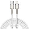 baseus cafule series metal data cable type c lightning pd 20w 2m white