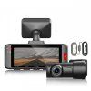 Zenfox U1- 2CH Dual Channel 4K Front + 1080P Built-In Wi-Fi GPS Logger Parking Mode