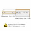 Výsuvz boku135cm