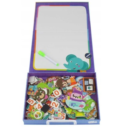 Magnetická kniha – skládačka puzzle 135 ks | HODINY MAGNETIBOOK