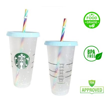 Plastový kelímek Starbucks 710ml KONFETI