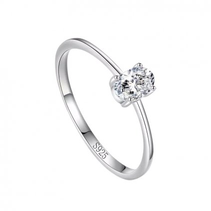 Strieborný prsteň ELENA
