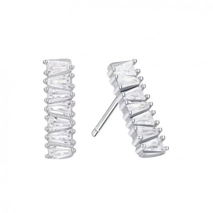 Strieborné náušnice QUEEN