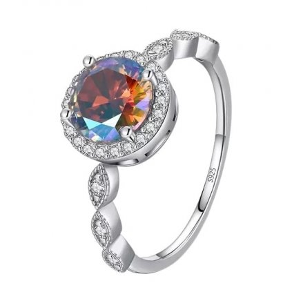 Strieborný prsteň AURORA