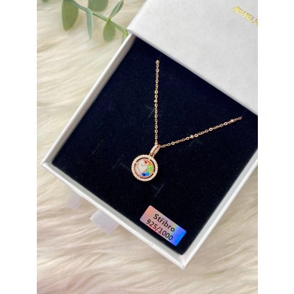 Strieborný prívesok ZIRKON