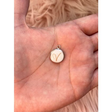 Stříbrný přívěsek KRUH 12MM