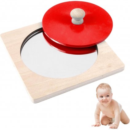 Zmyslová hra Peekaboo - Zrkadielko bezpečné pre bábätko