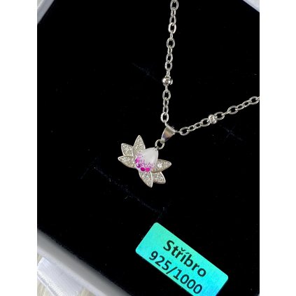 Strieborný prívesok LOTUS