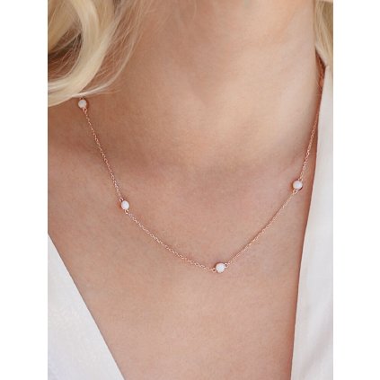 Strieborný náhrdelník LESK