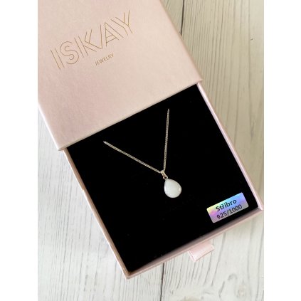 Pietny strieborný prívesok DROP OF LOVE S,M,L