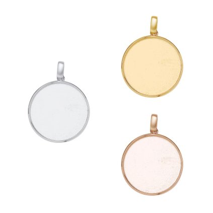 Pietny strieborný prívesok KRUH 6MM, 8MM, 12MM, 16MM, 20MM