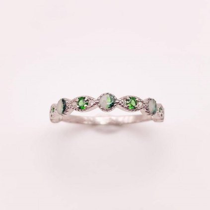 Pamětní stříbrný prsten JAZMINE