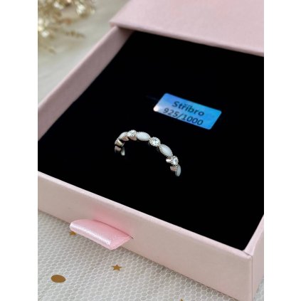 Pamätný strieborný prsteň Jazmine 2