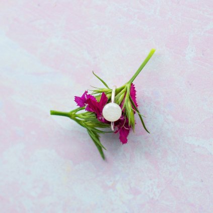 Pietny strieborný prstienok KRUH 8MM