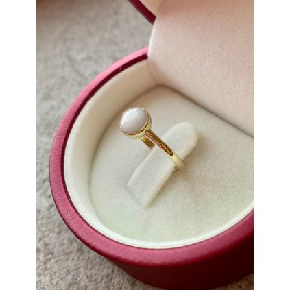 Pietní zlatý prstýnek MINI KRUH 6MM