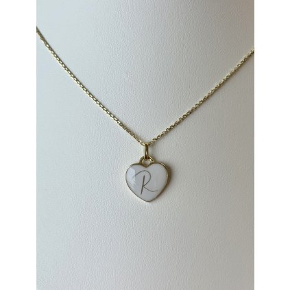 Pietny zlatý prívesok SRDIEČKO 12MM