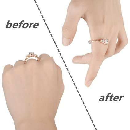 Špirálová pomôcka na zmenšenie veľkosti prsteňa