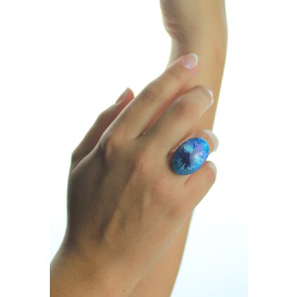 Prstýnek Blue Galaxy 363