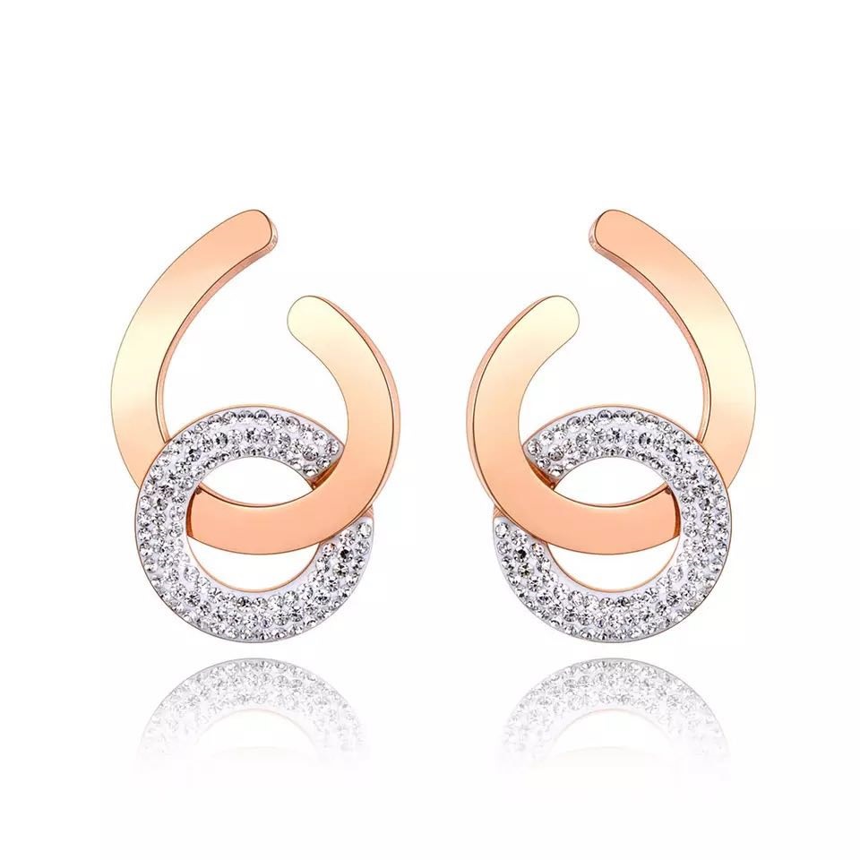 Iskay Náušnice Suzy Barva: Růžové zlato