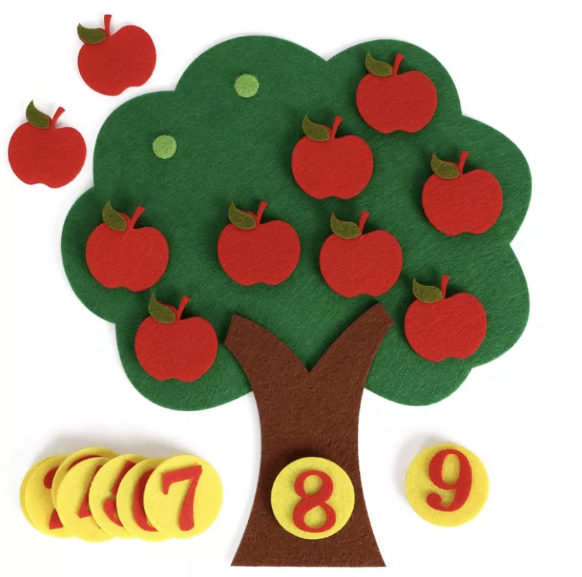 Iskay Montessori Počítání do deseti - jablka