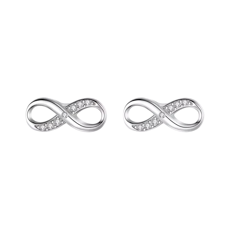 Iskay Stříbrné náušnice INFINITY