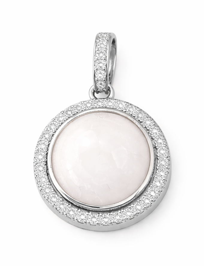 Iskay Stříbrný přívěsek ZIRKON Obsah: Pouze MM, Povrchová úprava: Pozlacené stříbro žlutým zlatem