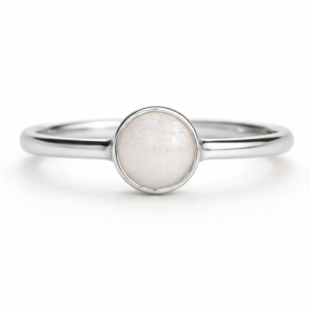 Iskay Stříbrný prstýnek MINI KRUH 6MM Velikost: 5 (EU: 49-50), Obsah: Pouze MM, Povrchová úprava: Pozlacené stříbro bílým zlatem