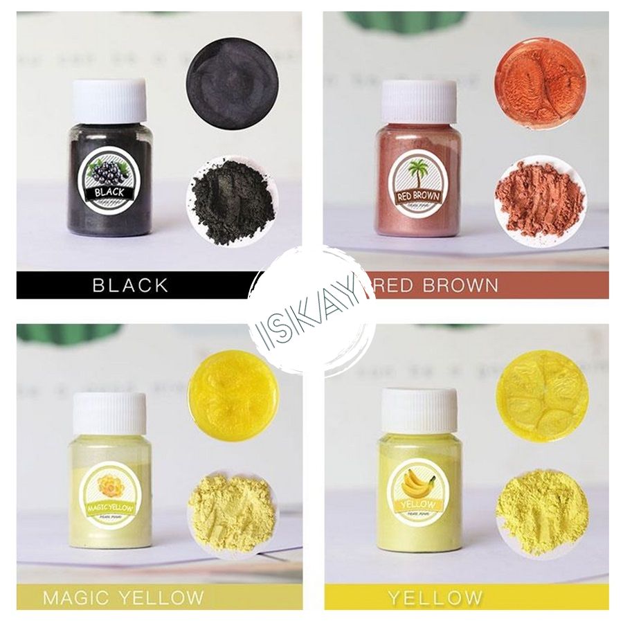 Iskay Mica minerální práškové barvy Barevná varianta: Black