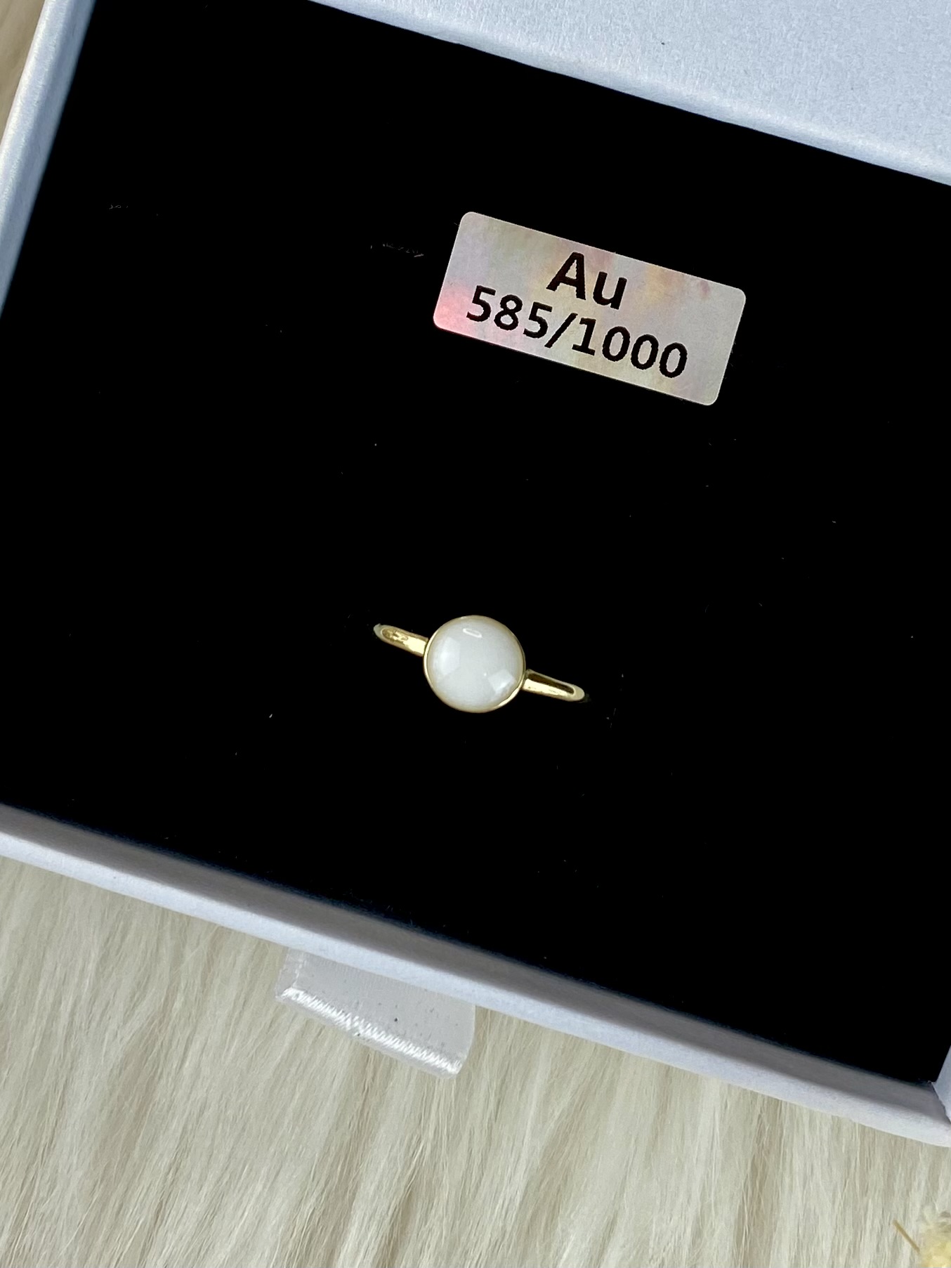 Iskay Zlatý prstýnek MINI KRUH 6MM Velikost: 5 (EU: 49-50), Obsah: Pouze MM, Povrchová úprava: Bílé zlato