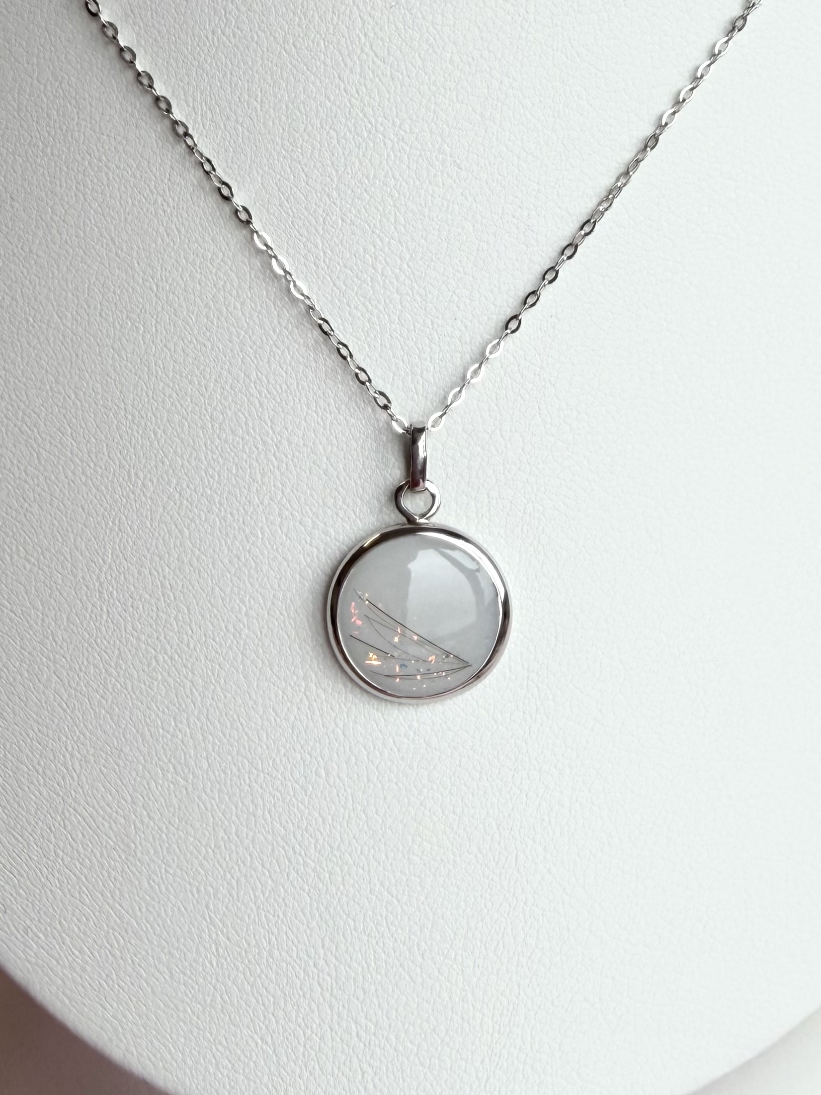 Iskay Zlatý přívěsek KRUH 12MM Obsah: Pouze MM, Povrchová úprava: Bílé zlato