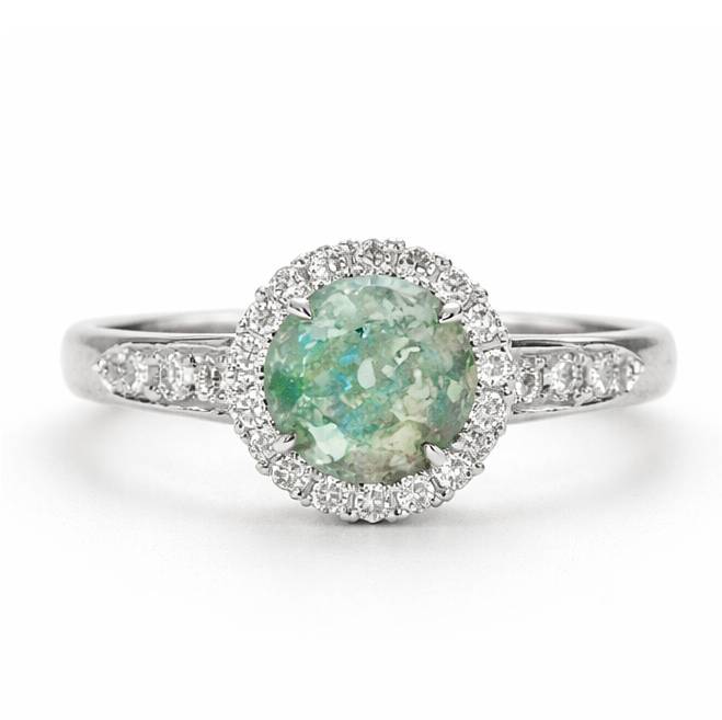 Iskay Zlatý prstýnek MARTINA Velikost: 6 (EU: 51-53), Obsah: Pouze MM, Povrchová úprava: Bílé zlato