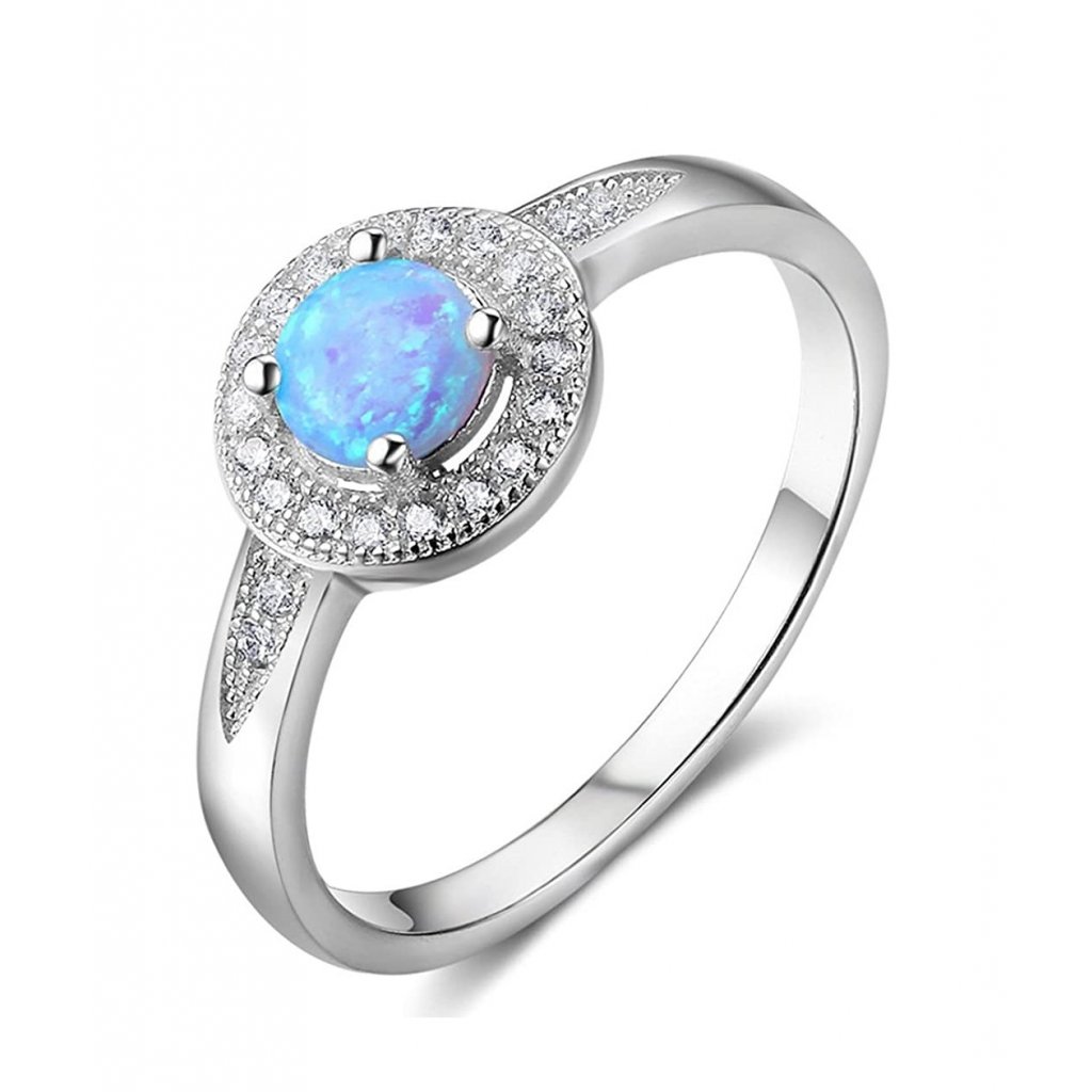 Iskay Stříbrný prstýnek AURA Velikost: 7 (EU: 54-56), Obsah: Pouze MM, Povrchová úprava: Stříbro Ag 925/1000