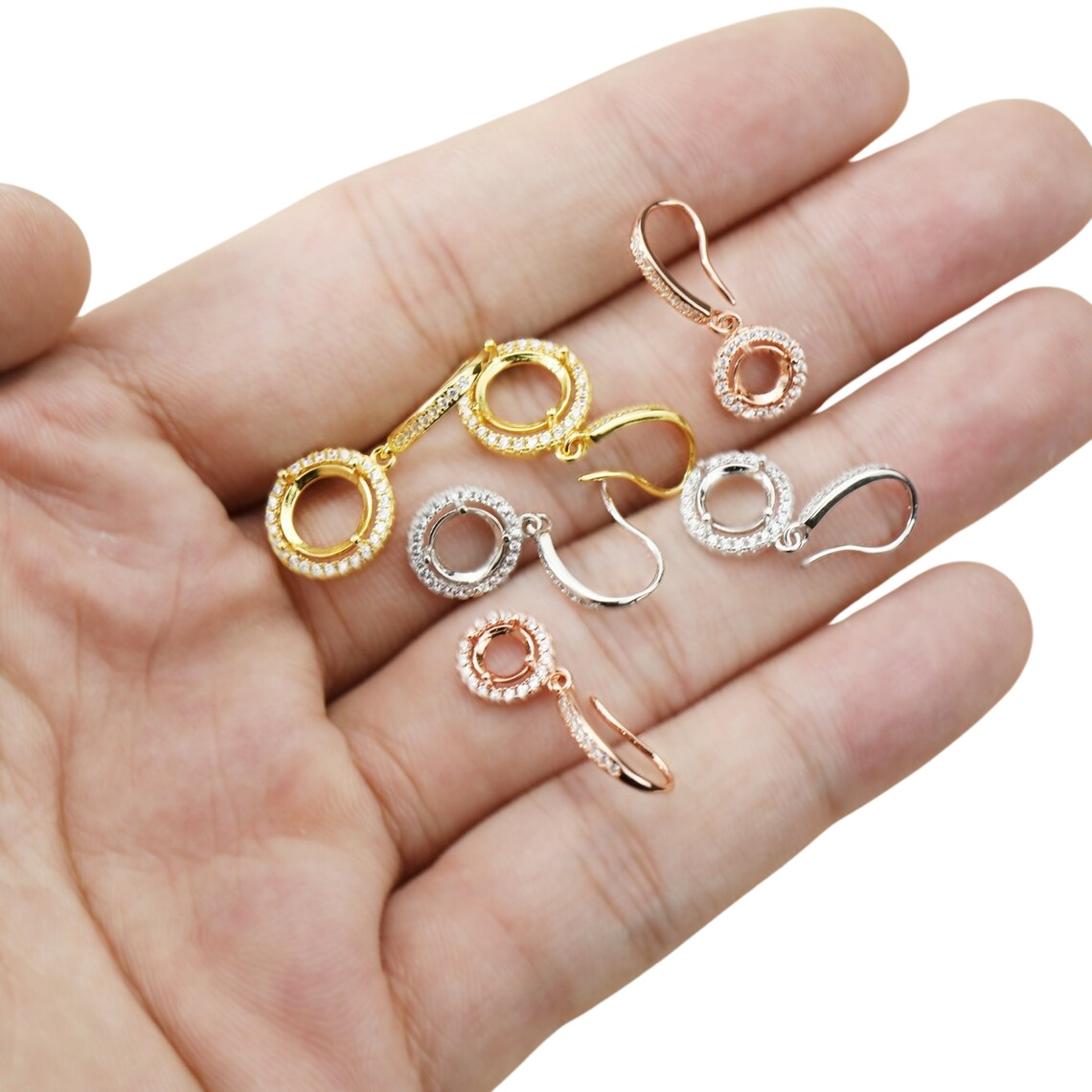 Iskay Pietní stříbrné visací náušnice PANDORA Obsah: Pouze Popel, Povrchová úprava: Stříbro Ag 925/1000, Velikost kamínku: 5mm