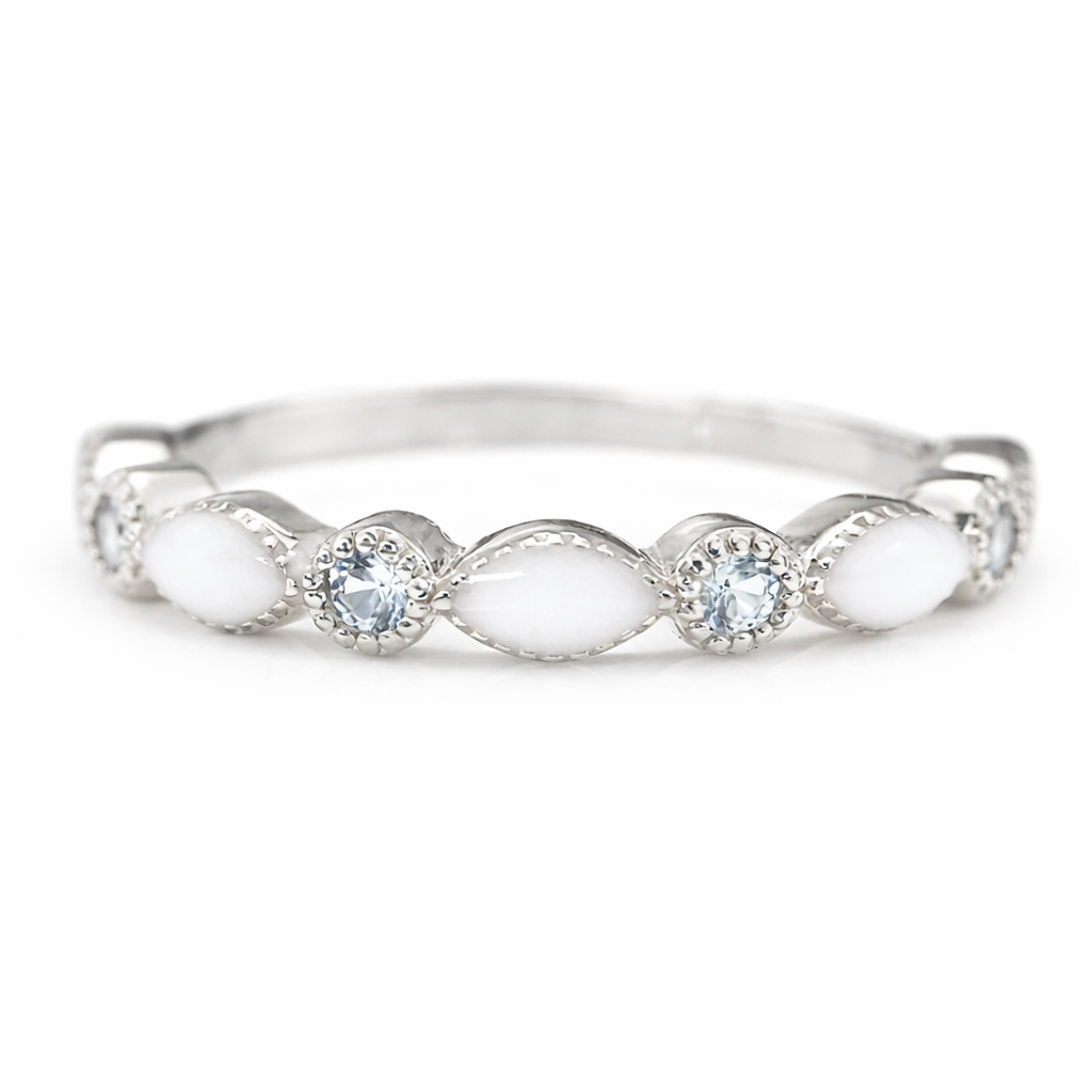 Iskay Pamětní stříbrný prsten JAZMINE 2 Velikost: 6 (EU: 51-53), Obsah: Pouze Vlasy, Povrchová úprava: Pozlacené stříbro žlutým zlatem