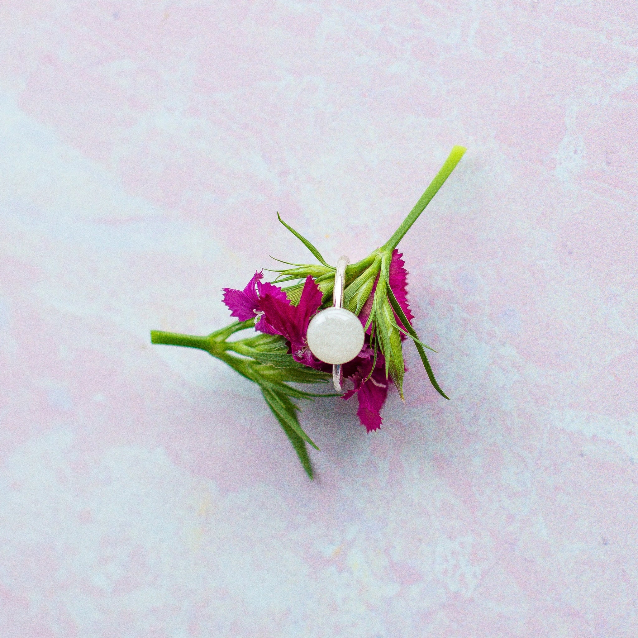 Iskay Pietní stříbrný prstýnek KRUH 8MM Velikost: 5 (EU: 49-50), Obsah: Pouze Popel, Povrchová úprava: Pozlacené stříbro bílým zlatem