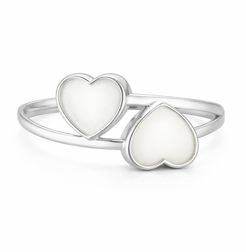 Iskay Pietní stříbrný prstýnek TOGETHER ALWAYS Velikost: 6 (EU: 51-53), Obsah: Kombinace, Povrchová úprava: Pozlacené stříbro růžovým zlatem