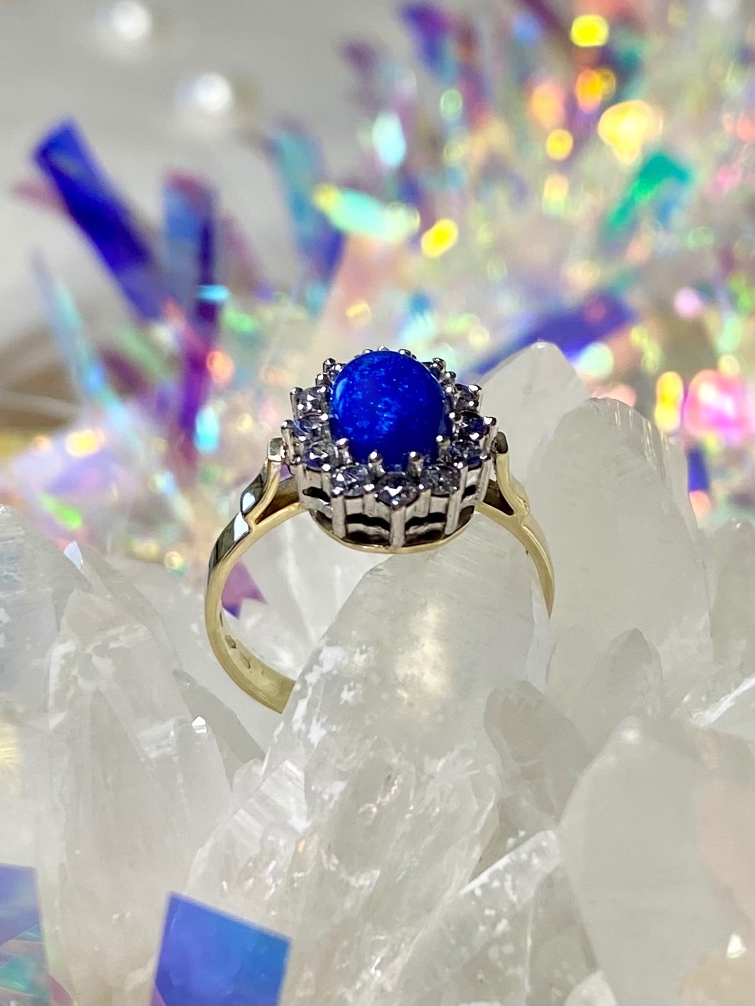 Iskay Pietní zlatý prstýnek DIANA CROWN Velikost: 5 (EU: 49-50), Obsah: Pouze Popel, Povrchová úprava: Žluté zlato