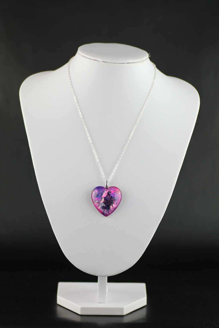 Iskay Přívěsek FIALOVÉ SRDCE